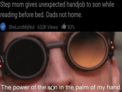 Step mom gives son handjob .